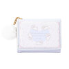 OEMG Korean Girl's Dream Tri-fold Wallet Bunny Card Holder ID Bag Cute Short Anti-Degaussing Multi-Slot Wallet Card Pink