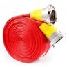 Fire hose 13-65-20/25 red polyurethane rubber lined high pressure wear-resistant thickened 2.5/3 inch water pipe DN50 16-65-20 red hose with inner buckle interface 2.5 inches