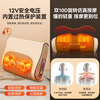 KONKA cervical spine massager, shoulder, neck, waist and back pillow massager, fully automatic kneading, whole body hot compress all-in-one massage pad, practical birthday and New Year gifts for men, women, parents and elders. Flagship yellow + forward and reverse kneading + red light hot compress + 3 levels of intensity adjustment + for both car and home use. High-end birthday gifts for moms, dads and elders.