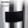 Cigarette butt trash can stainless steel smoking room ashtray hotel lobby vertical peel box integrated public office office round galaxy sanding 25*63
