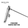 BOLON Tyrannosaurus glasses myopia glasses frame retro square and round frame titanium frame optical glasses can be equipped with men's and women's degrees BA6010 B21 rose gold-transparent brown frame single frame