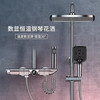 Hansgrohe Gun Gray Constant Temperature Shower Set Hydroelectric Digital Display Full Copper Supercharged Hot and Cold Water Shower White Shower Light Luxury Gray - Four Gears - Digital Display Hot and Cold Style
