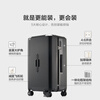 Hermes Grand Traveler Suitcase 24-inch Suitcase Men's Large Capacity Trolley Case Durable Password Box Women's Black