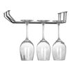 Goblet Hanger 304 Stainless Steel Red Wine Glass Rack Upside Down Red Wine Glass Hanging Cup Rack Goblet Hanging Cup Rack Gold Length 18cm 2 rows