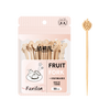 Faxilong candied haws bamboo skewers, disposable fruit forks, candied haws bamboo skewers, children's skewers 9cm 50 pieces