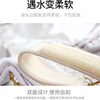Qian Juhui's natural loofah pulp long bath towel pulls the back without asking anyone to relieve the itch. Loofah bath rub back strip. Off-white loofah pull back strip.