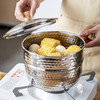 Kanda Yupping pot noodle soup pot stainless steel soup pot small milk pot imported Japanese food supplement steamer 18cm with steamer