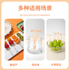 Faxilong candied haws bamboo skewers, disposable fruit forks, candied haws bamboo skewers, children's skewers 9cm 50 pieces