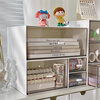 Laishuhui ins desktop storage box acrylic office drawer-type cosmetics storage rack student desk stationery organization heightening three drawers