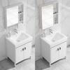 Jomoo's new space aluminum floor-standing bathroom cabinet wash basin cabinet combination bathroom wash basin balcony integrated wash basin 50 models floor-standing + faucet drain white cabinet