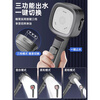 Yunpo supercharged shower hose nozzle set bathroom home bath shower shower head shower head bath heater l black supercharged shower + 2 meters black pipe + black seat