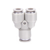 AirTac air pipe quick-in connector Y-type tee reducing diameter APW6-4/8-6/10-8/12-10 APW12-8