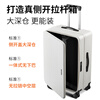 Cardile crocodile front-side open-top suitcase large-capacity trolley suitcase expandable password box boarding case