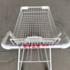 Supermarket snack store shopping cart double-decker trolley pink stall shopping mall props trolley ktv gray trolley