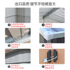 Qinchuangyuan outdoor storage room, outdoor tool room, courtyard balcony storage room, outdoor simple room, movable storage cabin, spire D style gray (installation included)