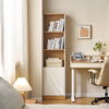 Quanyou Home Modern Simple Wall Utility Cabinet Bedroom Balcony Home Small Apartment Storage Bookcase Side Cabinet