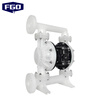 FGO pneumatic diaphragm pump high performance engineering plastic F46 flange model DN40 flow rate 10m3/h EGQBY-40SFF