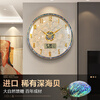 Zunner wall clock living room 2026 new light luxury high-end home high-end modern simple high-end art clock wall hanging perpetual calendar model large size