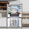Hisense 60cm flat-screen fully embedded cross door first-level variable frequency ion active sterilization and odor-free refrigerator BCD-510WTDGVBPIS1 Tianhe Blue