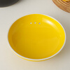 Baichilou casserole lid ceramic pot lid anti-spill and anti-scalding wooden handle casserole single lid stew pot lid thickened soup pot lid yellow pot lid wood grain top diameter about 17cm