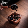 Bincoo walnut coffee bean electronic scale hand brewed coffee bean weighing machine coffee bean weighing tray coffee bean dish weighing walnut electronic bean weighing tray + sealed test tube + spray