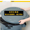 Rubbermaid Business Supplies BRUTE Storage Bucket 32G/121L Bucket Cover Set Gray 263100 263200 Practical Outdoor Round Trash Can Storage Bucket Q