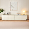 Quanyou Home TV cabinet floor-standing modern simple cream style living room small apartment storage storage TV cabinet home