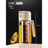 Zhifan Japanese oil bottle spray and pour dual-use oil spray bottle kitchen household oil bottle without oil atomization two-in-one oil tank food grade off-white 1 pack spray and pour dual-use 500ml