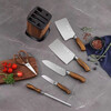Zhang Xiaoquan knife set kitchen household sharp kitchen knife stainless steel bone chopping knife meat sharpening stick combination knife set Xinjiang 7-piece set