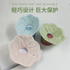 No Pet Macaron Elizabeth Circle Cats and Dogs Universal Waterproof Neck Collar Collar Collar Anti-licking and Bite Neutered Cat Head Cover Blue - Macaron Collar (1 piece) S - Recommended about 3-5 pounds