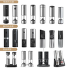 Kelitong gravity induction electric grinder rechargeable smart salt and pepper grinder home kitchen seasoning A1 button type dry battery type ABS