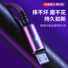 Aiyingzhe 6A Super Fast Charging 120W Flash Charging Android Braided Data Cable Suitable for Huawei VIVO Xiaomi OPPO Redmi Samsung Old Micro Charging Cable Mobile Phone Power Bank Universal One Pack 120W Extremely Fast Charging Night Dew Black Lightning Breathing Lamp 1m