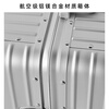 CIORVKUOSTI all-aluminum-magnesium alloy suitcase, thickened deep storage metal suitcase, large-capacity checked trolley case, password box, silver, new aviation-grade aluminum-magnesium alloy box, 30 inches, thickened 3/7 - recommended for long-distance travel abroad