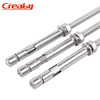 Creaby304 stainless steel extended expansion screw extra long ceiling expansion bolt clothes rack special pull explosion screw M6x120 1 set