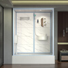 FANCYCHIC integrated shower room integrated bathroom wet and dry separation bathroom household shower room integrated glass shower room 120*100 front door without toilet