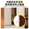 Huixun Jingdong's own brand free installation wardrobe home bedroom rental house simple assembly storage large wardrobe 140*200*60 main cabinet four doors thickened back panel