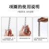 Tianmiaomiao dog chain p chain traction rope dog chain collar bolt dog walking medium and large dog collar neck collar chain metal anti-biting iron chain dog chain collar thickened 4.0 wire thickness 70 cm (recommended 70 to 80 pounds) high hardness, durable