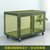 Wen Yijia custom-made military green mobile cage camping equipment box material equipment iron box rotational molding box storage mobile tray custom size