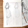 Fashion design hand-drawn tracing exercise book + advanced chapter 2 sets