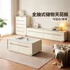 Quanyou Home TV cabinet floor-standing modern simple cream style living room small apartment storage storage TV cabinet home