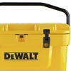 DeWalt 25-quart rotary molded cooler, yellow