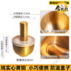 Miaopule Japanese brand imported Zhangzhou Pien Tze Huang grinder second generation mini brass solid tampering bowl grinding medicine mini tampering box solid brass