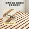 Jingdong Tokyo Home Qingshan Collection Solid Wood Bed Imported Solid Wood Soft Light Tatami Small Apartment Bedroom Log Color 1.2 2 Meters