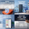 Haier 152-liter vertical freezer air-cooled frost-free refrigerator new level drawer-type small freezer fresh moisturizing deep-cooling quick-frozen seafood refrigeration and freezing BD-152WGHBM