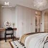 Margo Cream Style Integrated Wardrobe Cloakroom Bedroom Furniture Master Bedroom Wardrobe Bookcase Bedside Table Integrated Prepaid Deposit