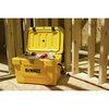 DeWalt 25-quart rotary molded cooler, yellow