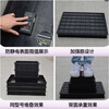 Thickened anti-static parts box plastic turnover box electronic component box black pallet square plate rectangular material box A6# square plate (435*290*50mm)