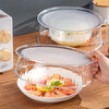Fat Donglai's same style microwave oven splash-proof cover, high temperature resistant bowl cover, household meal cover, food-grade plastic microwave oven, PC food-grade material, heightened version