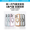<New> Anker Magnetic Transparent Stand Case iPhone Rotating Stand Case iPhone 16 Pro Max Light Brown