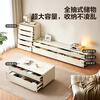 Quanyou Home TV cabinet floor-standing modern simple cream style living room small apartment storage storage TV cabinet home